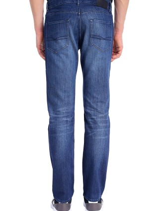 Синие джинсы BOSS: фото 4 - Invogue